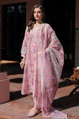 Baroque - Printed Lawn Unstitched 3pc Suit
