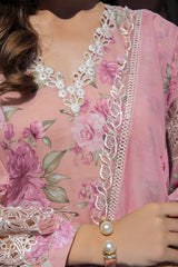 Baroque - Printed Lawn Unstitched 3pc Suit