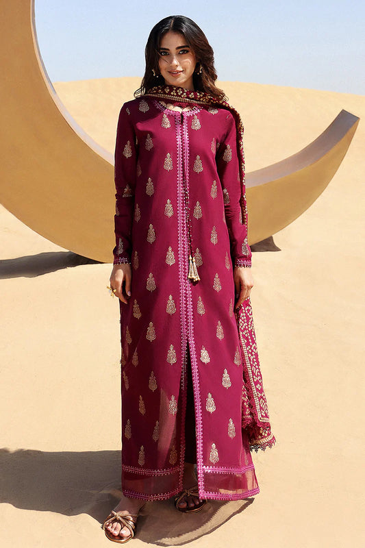 Cross Stitch - Embroidered Lawn Unstitched 3pc Suit