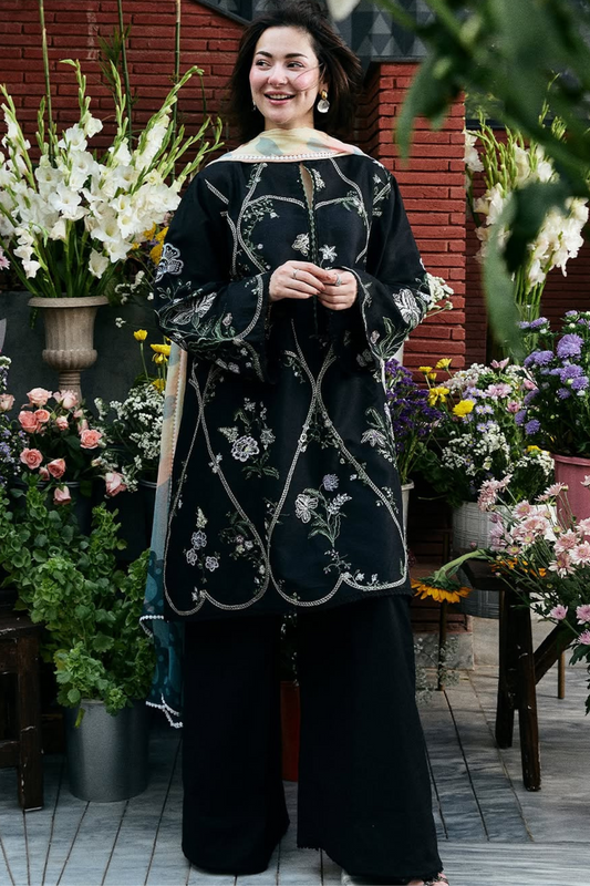 Coco by Zara Shahjahan - Embroidered Lawn Unstitched 3pc Suit