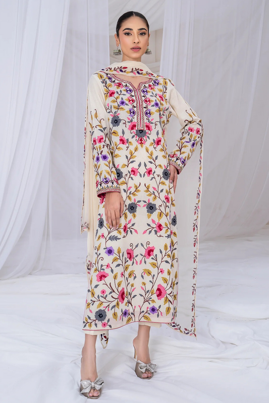Zara Shahjahan - Embroidered Lawn Unstitched 3pc Suit