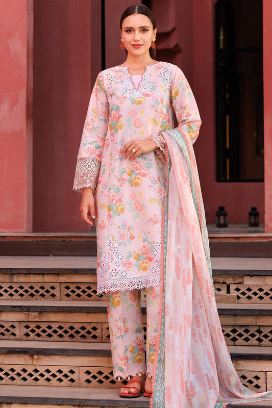 Farasha - Printed Lawn Unstitched 3pc Suit