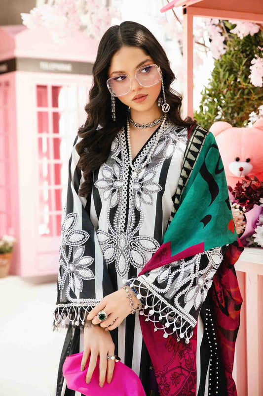 Maria B - Printed Lawn Unstitched 3pc Suit
