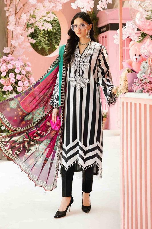 Maria B - Printed Lawn Unstitched 3pc Suit