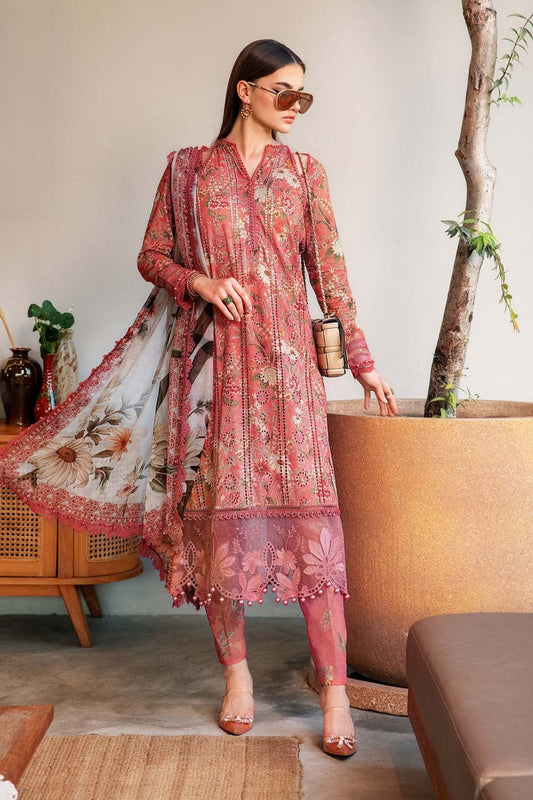 Maria B - Printed Lawn Unstitched 3pc Suit
