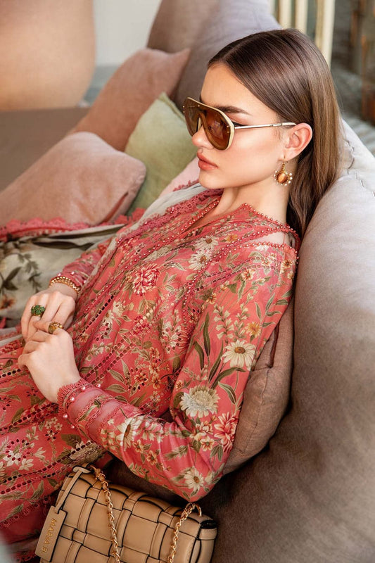 Maria B - Printed Lawn Unstitched 3pc Suit