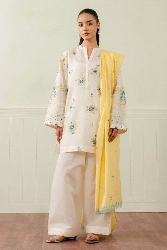 COCO by Zara Shah Jahan - Embroidered Lawn Unstitched 3pc Suit
