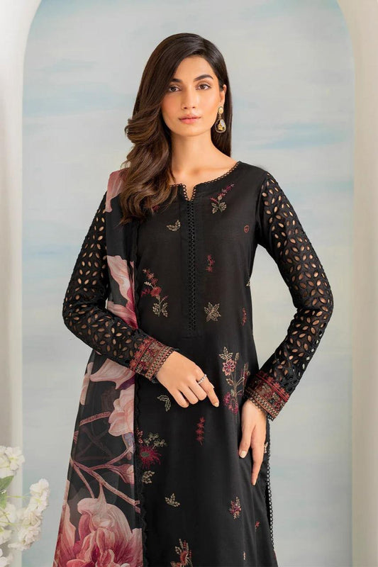 Iznik - Embroidered Lawn Unstitched 3pc Suit