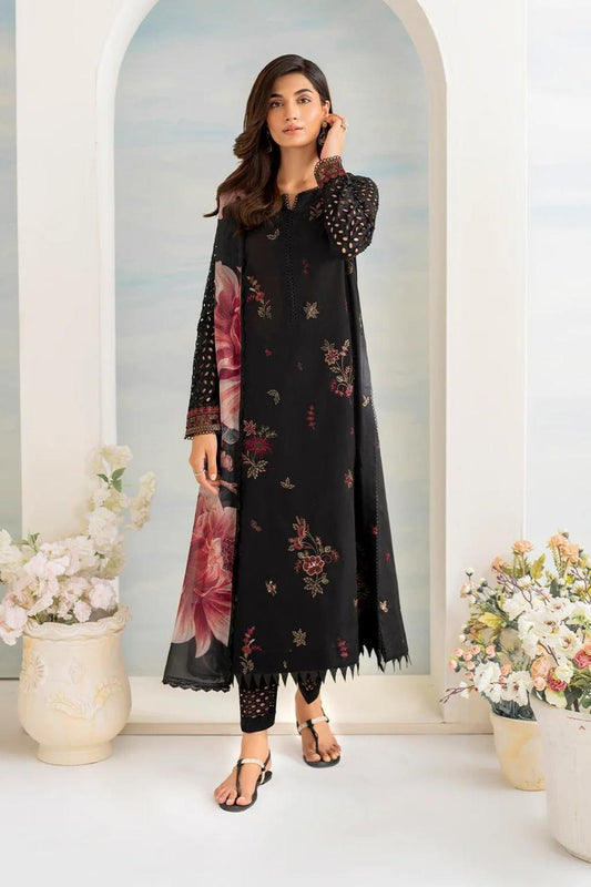 Iznik - Embroidered Lawn Unstitched 3pc Suit