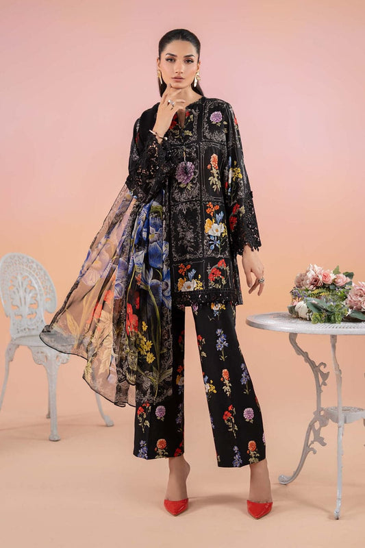 Maria B - Printed Lawn Unstitched 3pc Suit