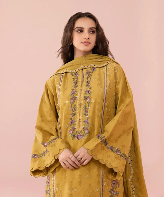 Sapphire - Embroidered Lawn Unstitched 3pc Suit