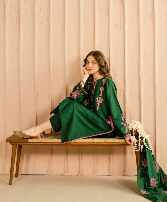 Sapphire - Embroidered Lawn Unstitched 3pc Suit