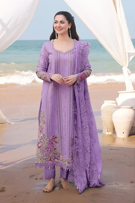 Zara Shah Jahan - Embroidered Lawn Unstitched 3pc Suit