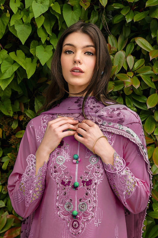 Mushq - Embroidered Lawn Unstitched 3pc Suit