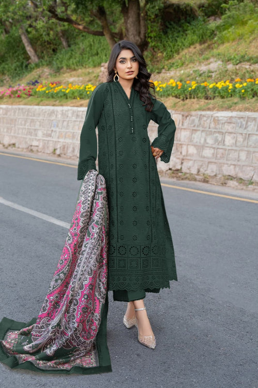 Khaas - Embroidered Lawn Unstitched 3pc Suit