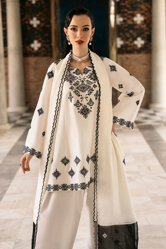 Ansab Jahangir - Embroidered Lawn Unstitched 3pc Suit