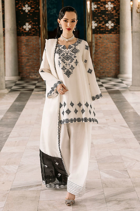 Ansab Jahangir - Embroidered Lawn Unstitched 3pc Suit