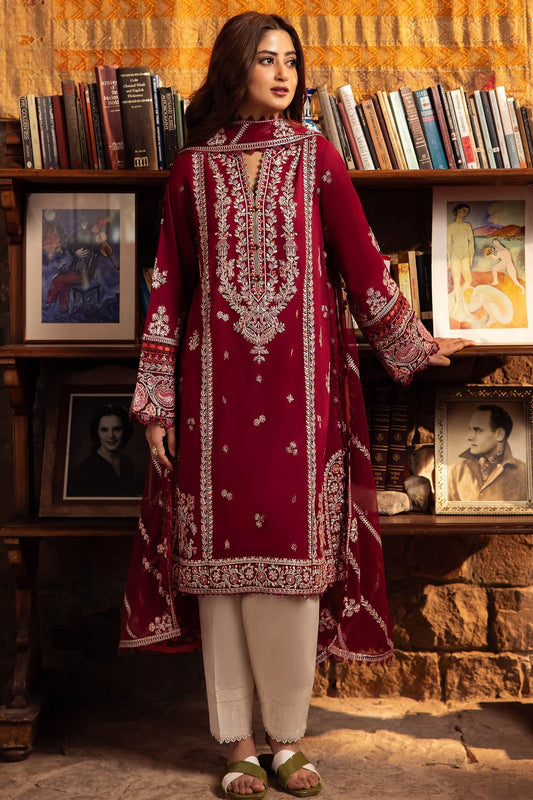 Zara Shah Jahan - Embroidered Lawn Unstitched 3pc Suit