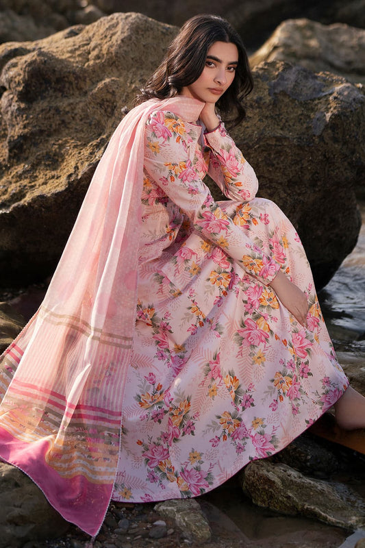 Jazmin - Printed Lawn Unstitched 3pc Suit