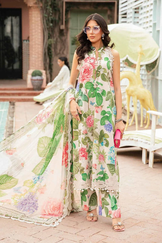 MariaB - Printed Lawn Unstitched 3pc Suit