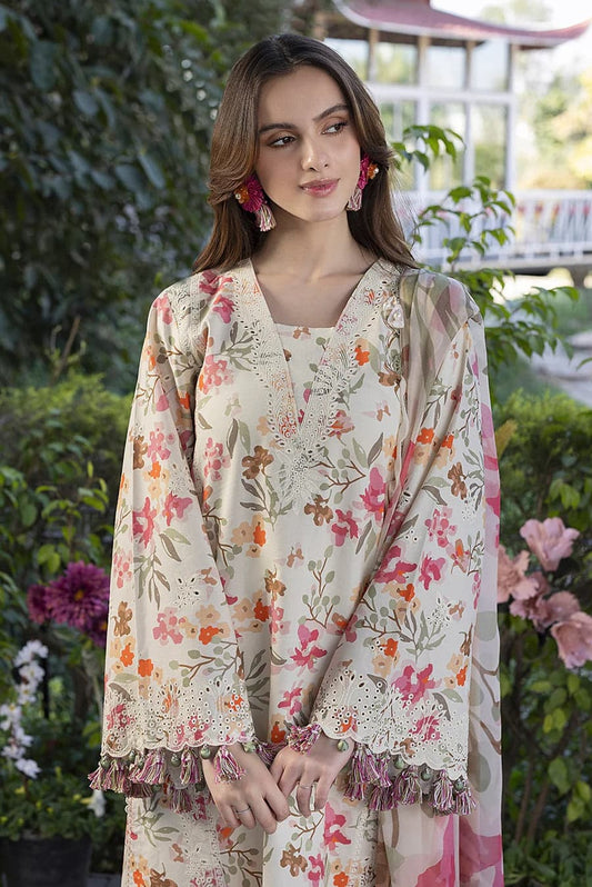 Izel - Printed Lawn Unstitched 3pc Suit