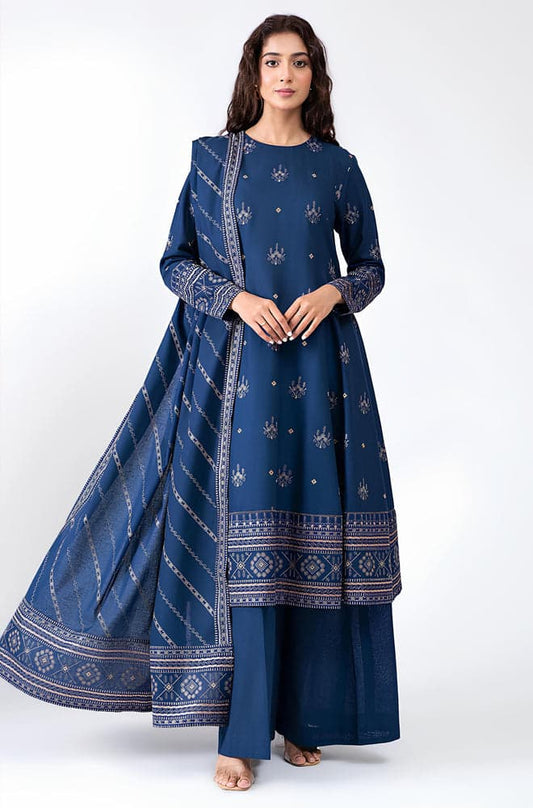 Bareeze - Embroidered Lawn Unstitched 3pc Suit