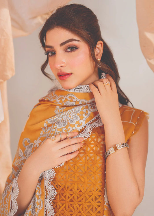Asifa & Nabeel - Printed Lawn Unstitched 3pc Suit